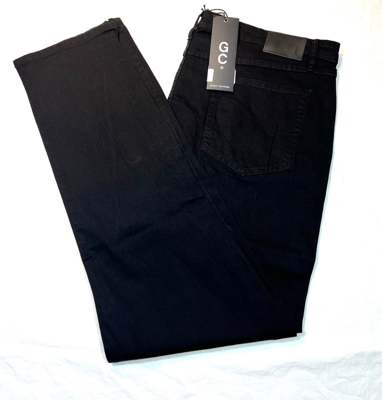 Good Counsel Malone Stretch Jean Straight Leg Black NWT