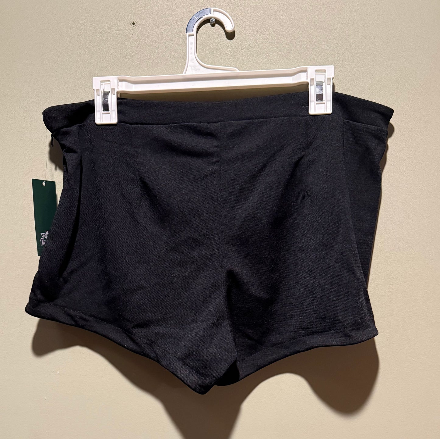 Wild Fable Women’s Shorts Black High Rise Ponte Micro Hot Activewear