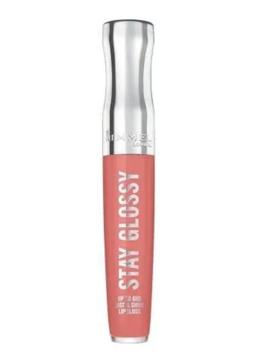 Rimmel London, Stay Glossy Lip Gloss, 470 Perfect Peony